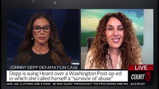 Court TV || Lara Yeretsian on the Johnny Depp and Amber Heard Defamation Trial