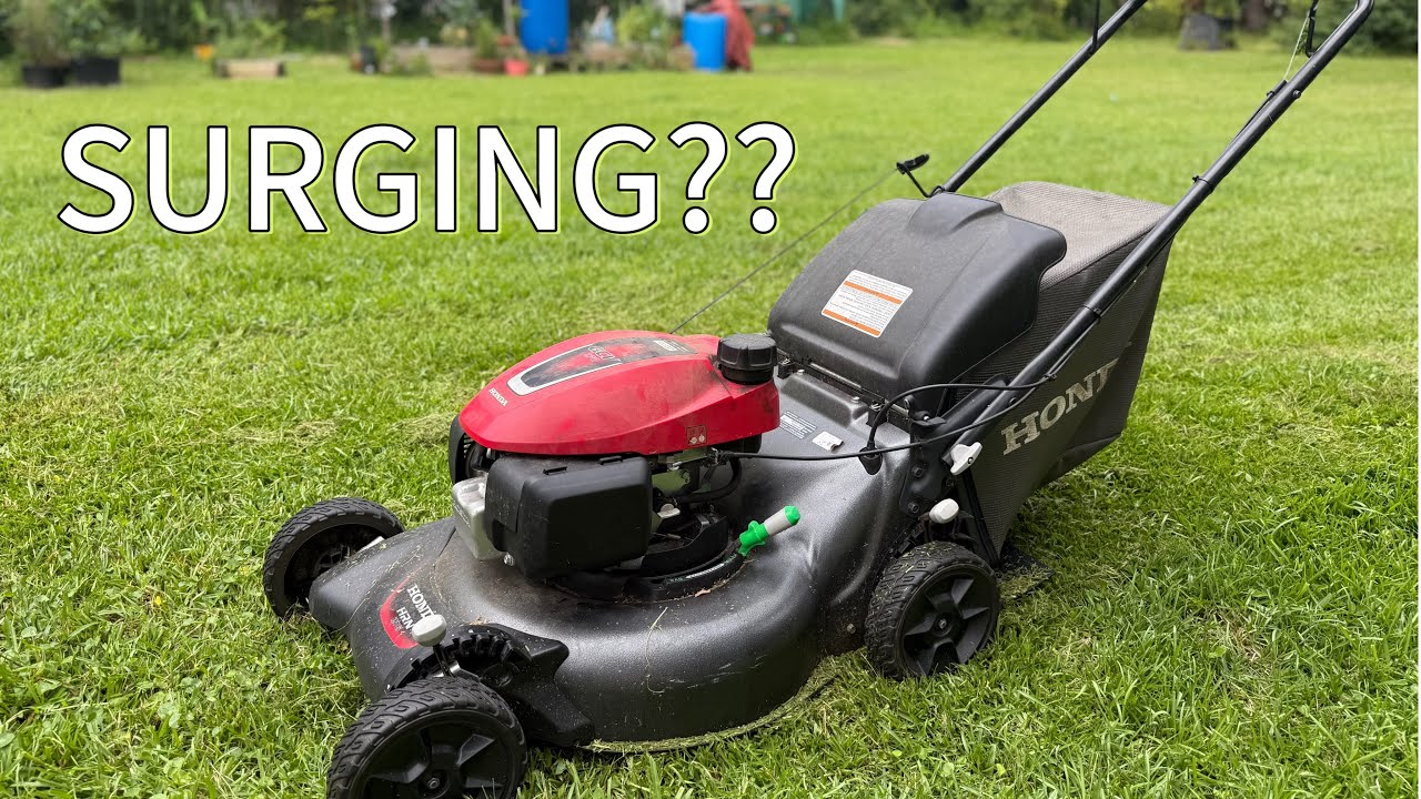 Here’s how I finally fixed my Honda mower surging. - YouTube