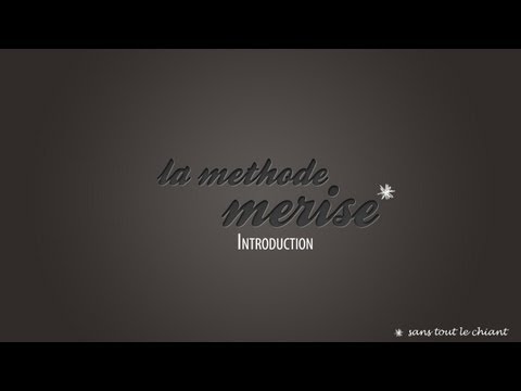 Tutoriel Merise 1 : Introduction à la méthode