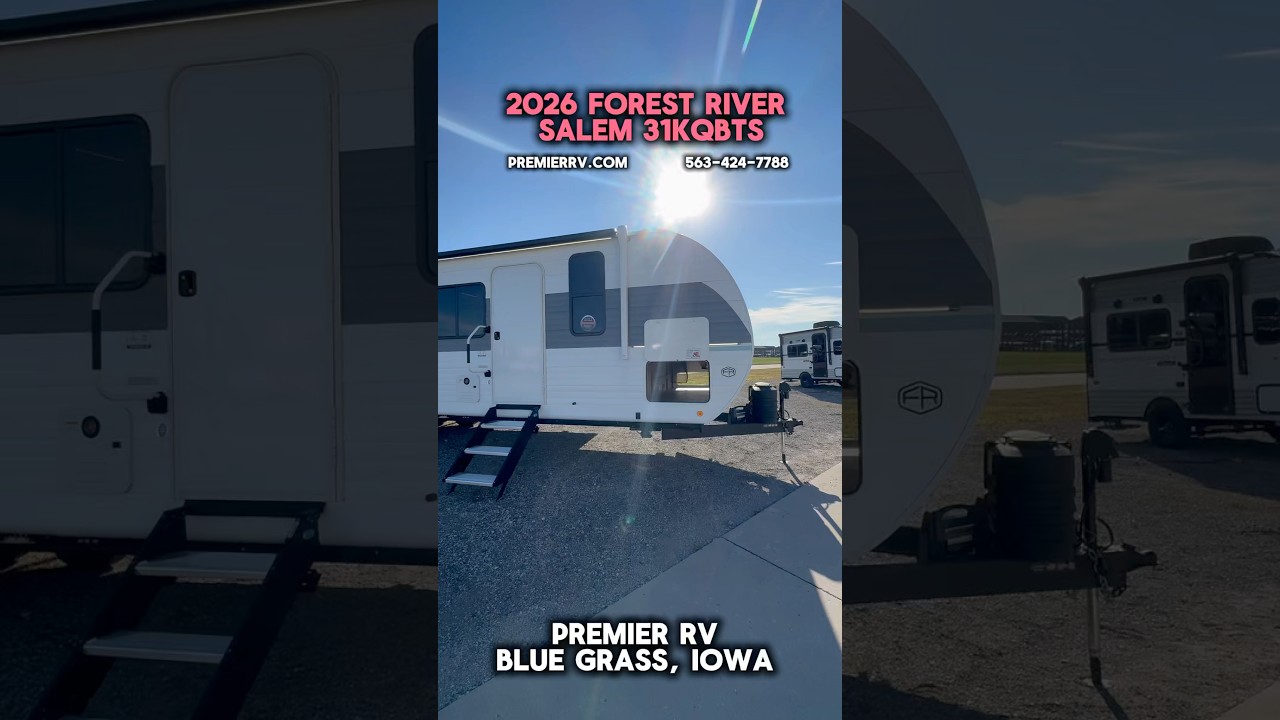 The ultimate bunkhouse travel trailer with incredible aesthetics! - 2026 Forest River Salem 31KQBTS