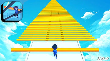 Roof Rails - Gameplay Walkthrough (Android, iOS) Part 35 | Level 351 - 360