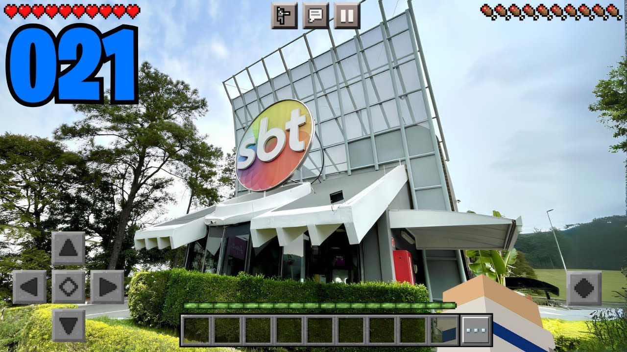 DECORANDO A EMISSORA DO SBT NO MINECRAFT!! - Construindo uma Cidade 5 ...