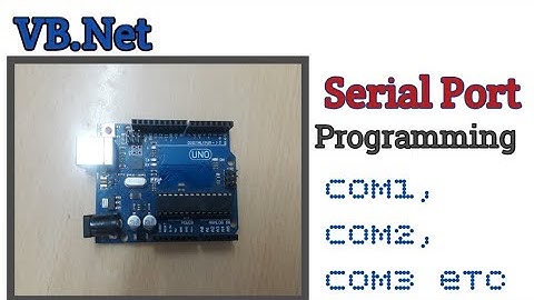 Vb.net serial port programming