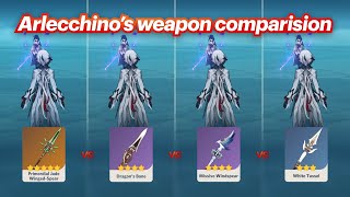 Arlecchino Weapon Comparison/F2p Weapons for Arlecchino #genshinimpact