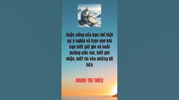#radiotrithuc #trietlysong #baihoccuocsong
