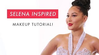 Adrienne Houghton's Selena Inspired Makeup Tutorial | All Things Adrienne