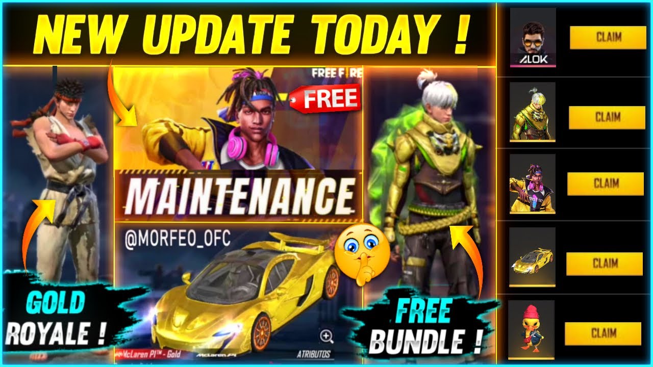 Free Fire server maintenance time, When will the OB28 update be ...