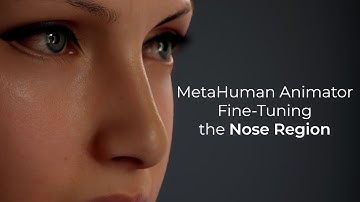 MetaHuman Animator Nose Region Fine-tuning in  Unreal Engine