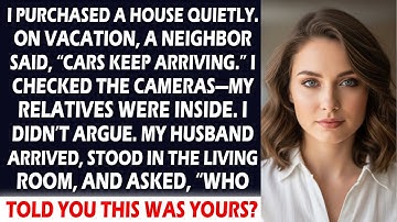 My Relatives Moved Into My Home, Then My Husband Walked In and Changed Everything