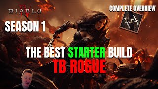 THE BEST Season 1 Starter Build Twisting Blades Rogue Guide Overview in Diablo 4