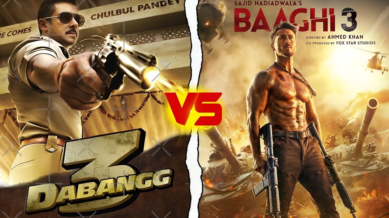 Dabangg 3 🆚 Baaghi 3 Movie Comparison Video !🤯