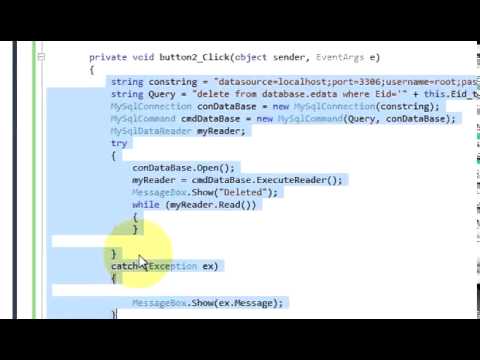 C# Tutorial 10  How to Link Combobox with Database values