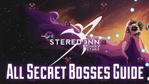 Steredenn: Binary Stars ALL SECRET BOSSES GUIDE (Nintendo Switch)