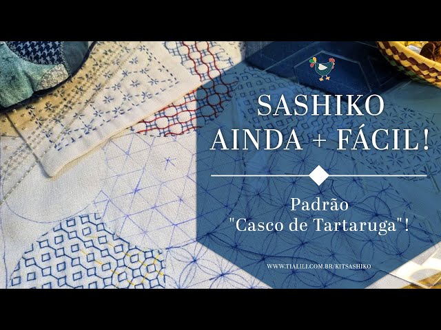 HEXAGONS IN SASHIKO: The most famous Japanese embroidery pattern