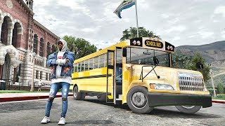 GTA 5 REAL LIFE MOD #536  SCHOOL BUS DRIVER!!! (GTA 5 REAL LIFE MODS)
