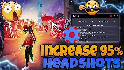 🧠“ The set-edit commands 99% headshot 👹 set edit free fire headshot