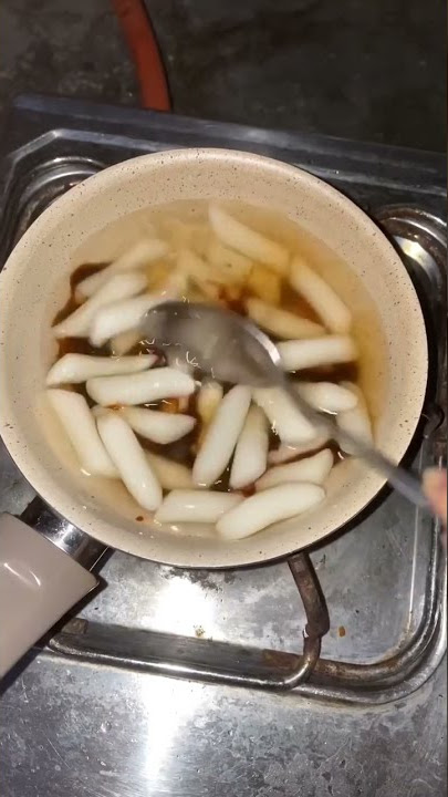 Tteokbokki Instant MamaSuka 🍜 #tteokbokki #mamasuka #mediumspicy