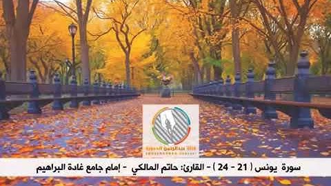 تلاوة يخشع لها القلب من سورة يونس القارئ حاتم المالكي