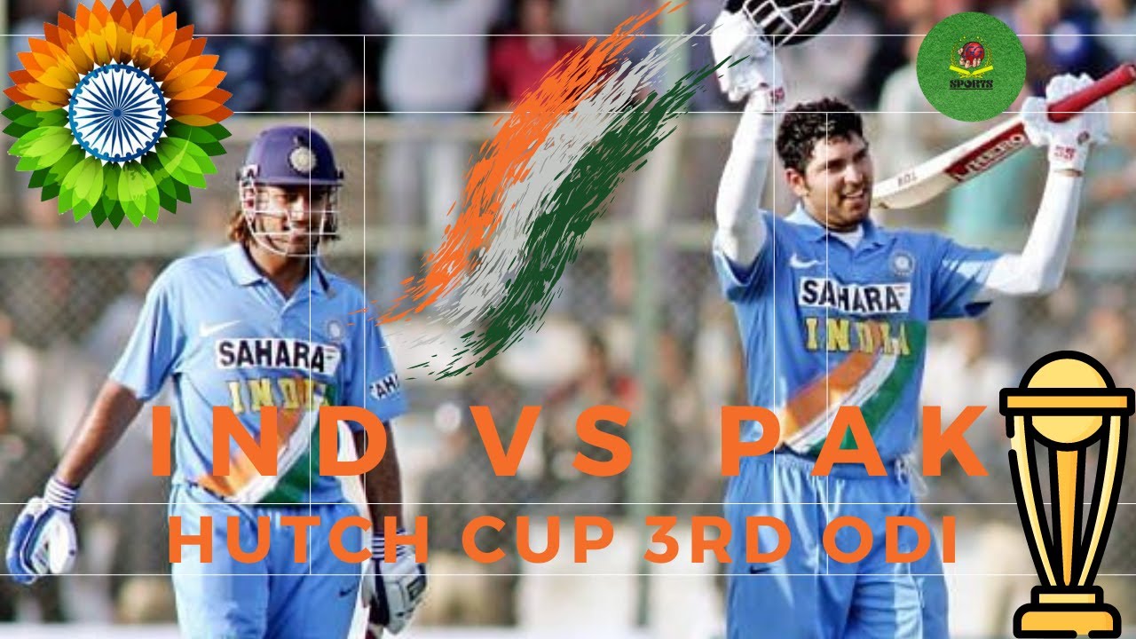 Thrilling Ind Pak Match Hutch Cup 2006 3RD ODI HIGHLIGHTS Sachin