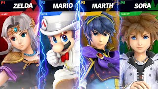 Super Smash Bros. Ultimate - 4 Player Versus Gameplay [4K]