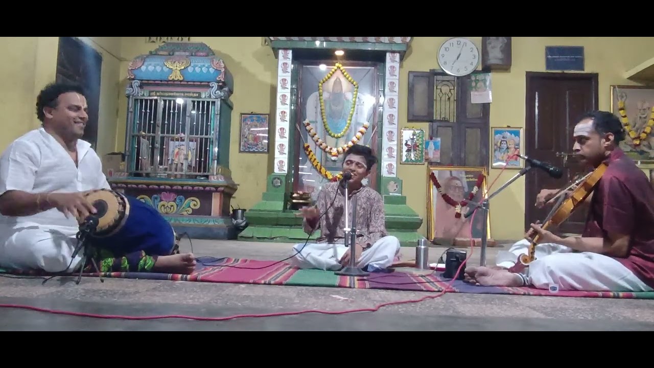 Srihari karthik vocal - Vid Madhu Iyer Violin - Vid Prasanth V - Mridangam - Kumaran Kundram -Feb 21