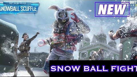 *NEW* SNOWBALL SCUFFLE MODE GAMEPLAY In [Call of Duty Mobile]
