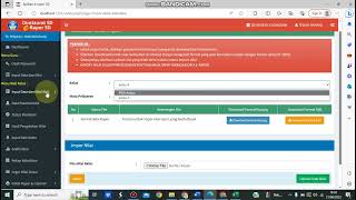 Download Format Nilai di E-Rapor SD Kurikulum Merdeka
