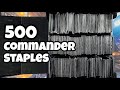 500 commander staples  vexs enormous pile of staples