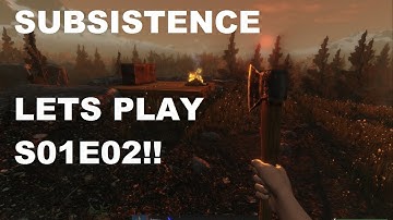 Lets play Subsistence S01E02 (base expansion and locked crates)