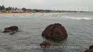 Baga Beach In Summer Season 