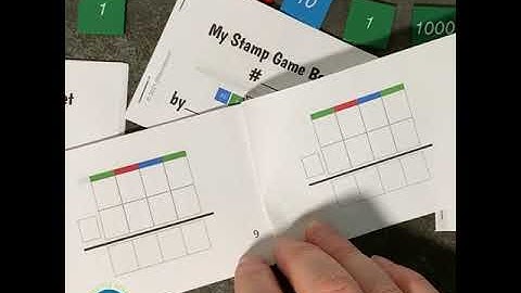 Montessori Math Blank Stamp Game Booklets