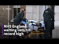 Nhs england waiting lists hit record high