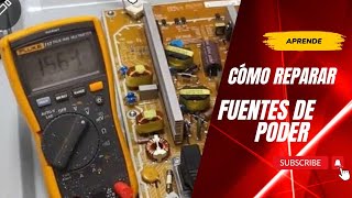 REPARACION DE FUENTE DE PODER PLASMA PANASONIC QUE NO ENCIENDE  FALLA RESUELTA ELECTRONICA NUÑEZ