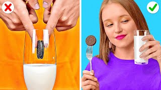 SNACK HACKS AND FUNNY TRICKS || Cool Food Tricks You Can Do Right Now