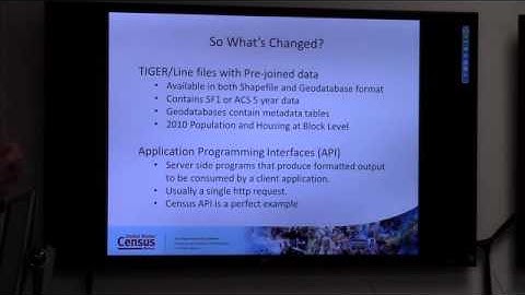 Census Bureau API Tools -- Tiger Web Development