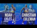 Noah Lyles vs Christian Coleman 100m Breakdown