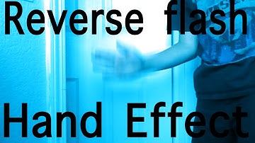 Reverse Flash hand effect in after effects tutorial
