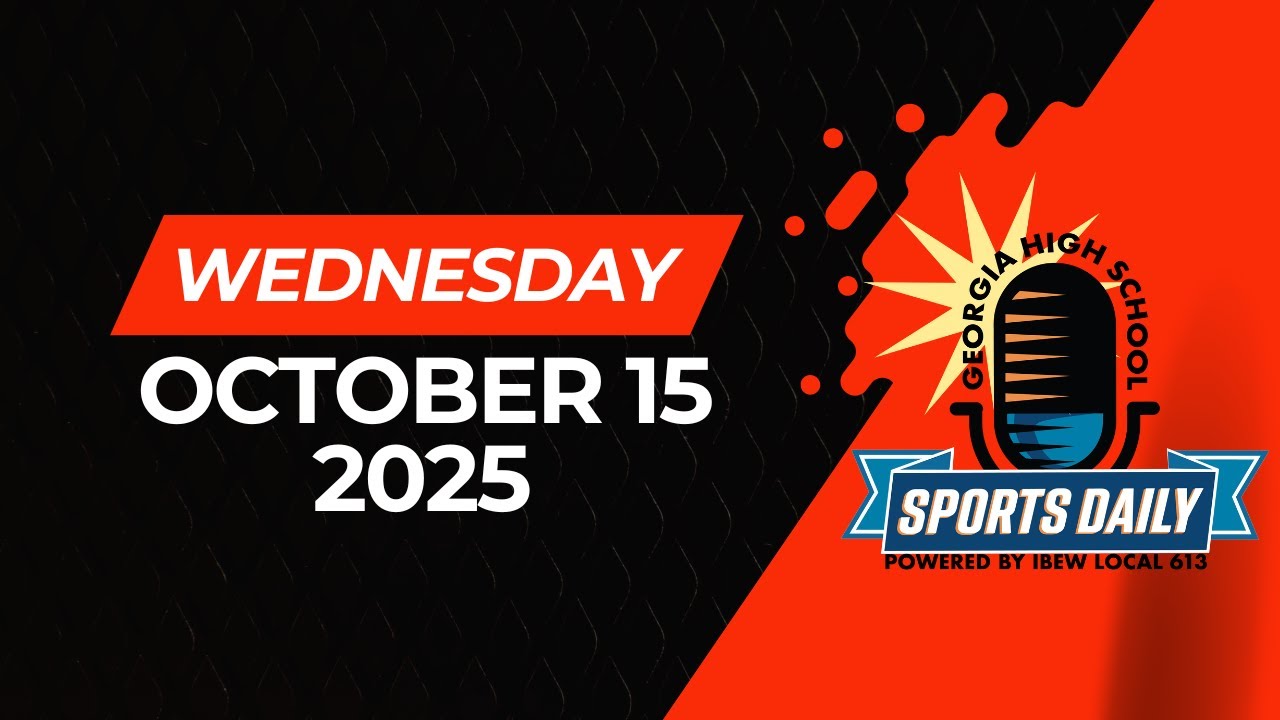 Ежедневный спортивный журнал старших школ Джорджии: 15 октября 2025 г.