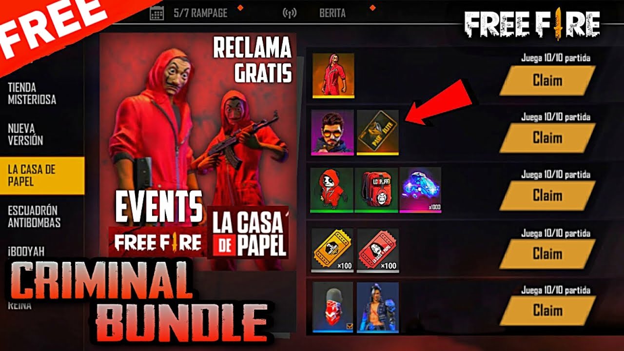 Free Fire Upcoming New Event || Plan Bermuda || Free Money ...