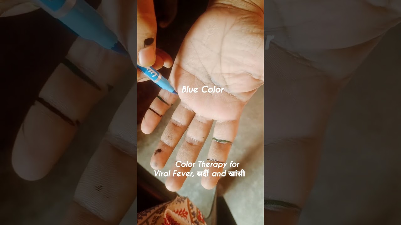 Color Therapy for Cold, Cough and Viral Fever. 