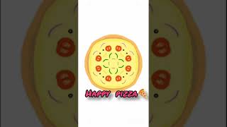 timelapse- happy pizza #shorts#pizza#happypizza