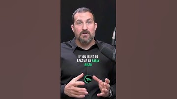 To Become An EARLY RISER | Neuroscientist Andrew Huberman #shorts