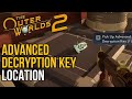 The Outer Worlds 2 - Paradise Island Advanced Decryption Key Location