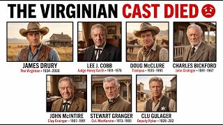 The Virginian 1962 - Lee Majors Full Cast How They All Died