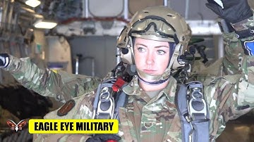 Stunning Video of Massive Static Line Jump Paratroopers From C-17 Globemaster