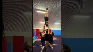 Stunt combo! NOT MY VIDEO @ConstançaRosas #allstarcheer #cheer #fypシ゚viral #stunt #notmyvid