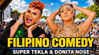 Filipino Comedy Show at Barrio Fiesta London | Super Tekla and Donita Nose