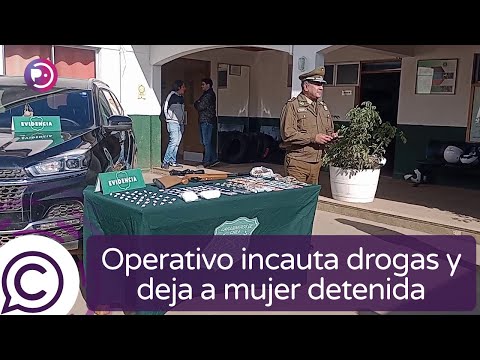 Operativo incauta drogas en Pichilemu y deja a mujer detenida