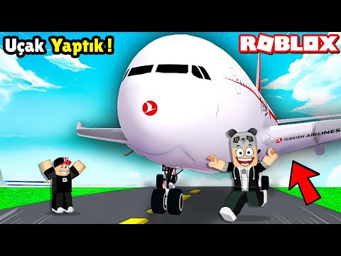 Uçak Yapma Oyunu !! - Roblox Mega Jet Tycoon ✈️