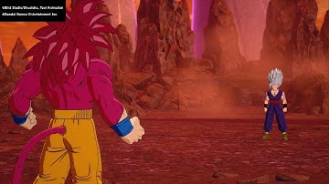 DRAGON BALL: Sparking! ZERO Ssj4 goku daima vs Beast gohan